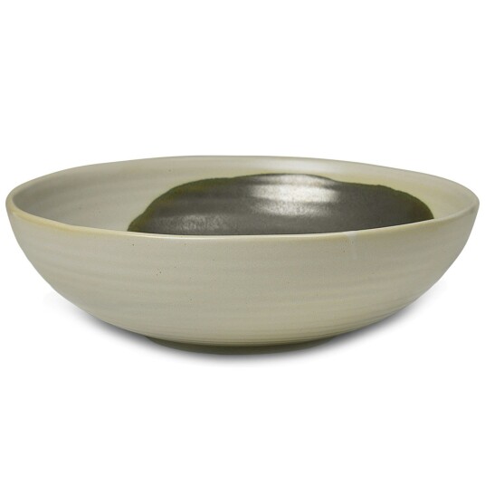 Ferm Living Omhu Skål Ø28 cm Off white/Charcoal