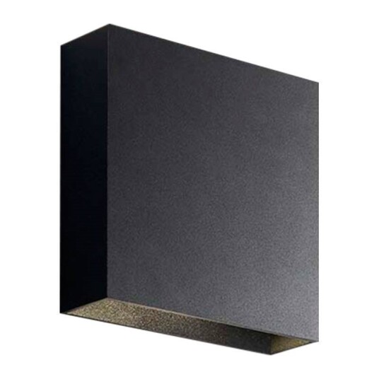 Light-Point Compact LED utendørs vegglampe Sort Large