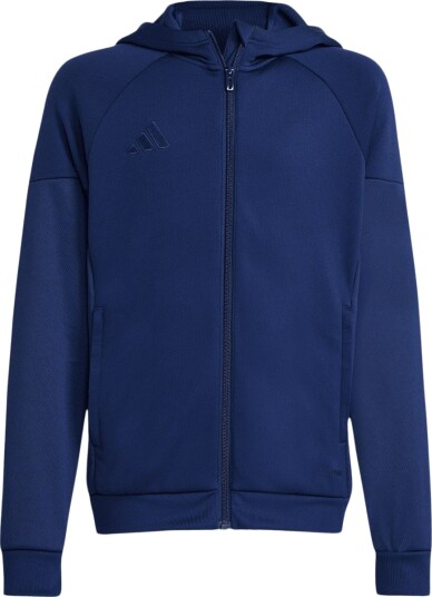 adidas Tiro 25 Full Zip Hettegenser Barn Navy 164