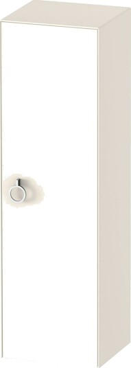 Duravit White Tulip Halvhøyskap 40x36x132 cm Nordisk Hvit Høyglans