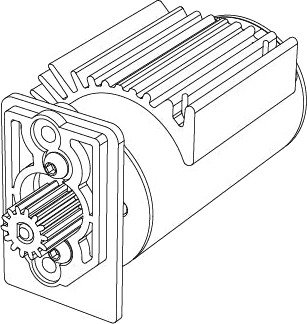 MJX B2852D Motor Assembly