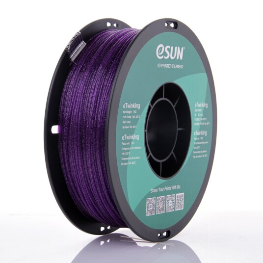 eSUN eTwinkling-PLA 1.75mm i kg - Purple