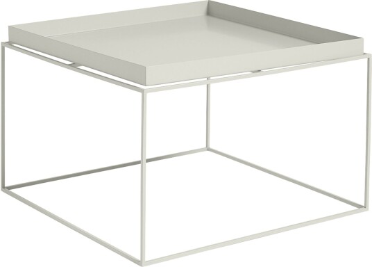 Hay - Tray Table Coffee Warm Grey Sidebord Metall