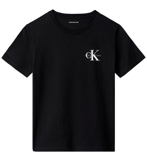Calvin Klein Chest Monologo Ss T-Shirt Black 128