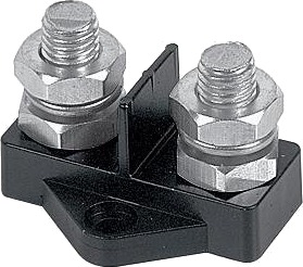 BEP Koplingspunkt 2x10 mm, sort