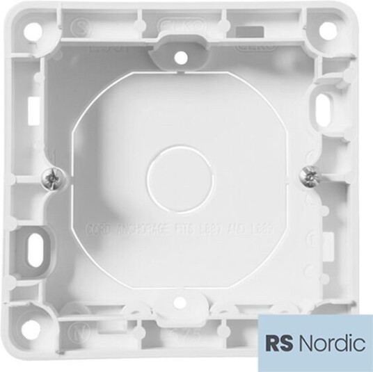 Enkel kappe 20mm RS Renhvit Elko - 1411621 Enkel kappe 20mm RS Renhvit Elko - 1411621