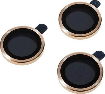 iPhone 14 Pro/14 Pro Max Kamera Linse Beskyttelse Herdet Glass - 3 Stk. - Roségull
