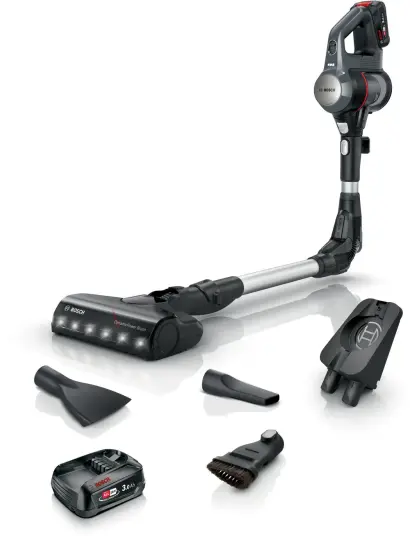 Bosch Unlimited 7 Skaftstøvsuger 2-i-1 Trådløs Antrasitt med 2 Batterier BBS712A Bosch Unlimited 7 Skaftstøvsuger 2-i-1 Trådløs Antrasitt med 2 Batterier BBS712A