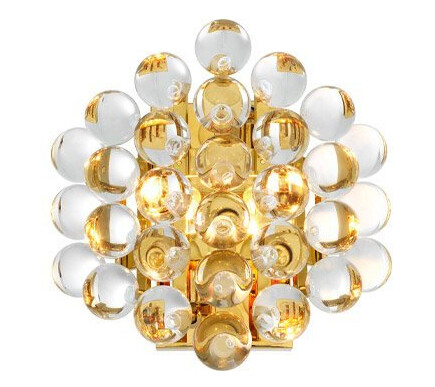 Mylo vägglampa guld