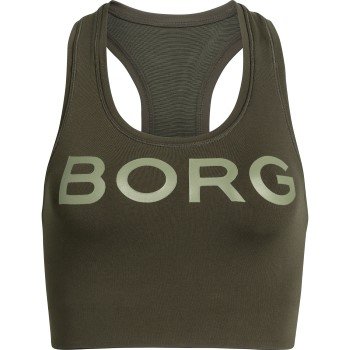 Bj�rn Borg BH Performance Soft Top Shelby Morkgrornn polyamid 38 Dame