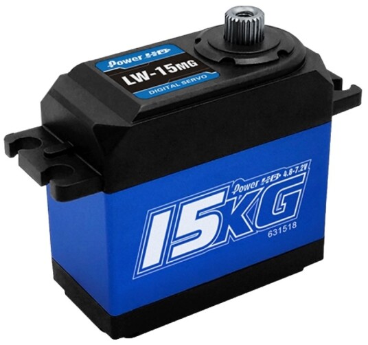 Power HD LW-15MG Waterproof Servo 15kg/0.11s