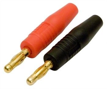 Dynomax B9575 Banana Plug 4mm gold plated Pair