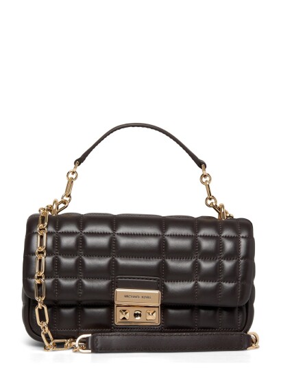 Michael Kors Sm Conv Chain Shldr Brown ONE SIZE Michael Kors Sm Conv Chain Shldr Brown ONE SIZE