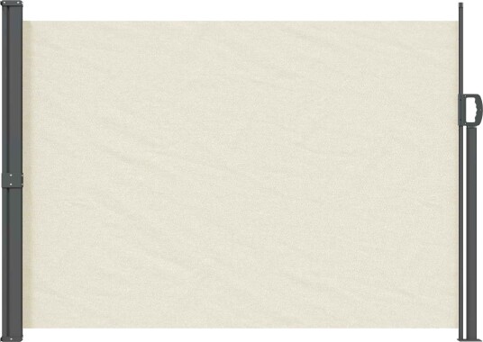 vidaXL Utklappbart side markise 120 x 300 cm 100% polyester jern stål