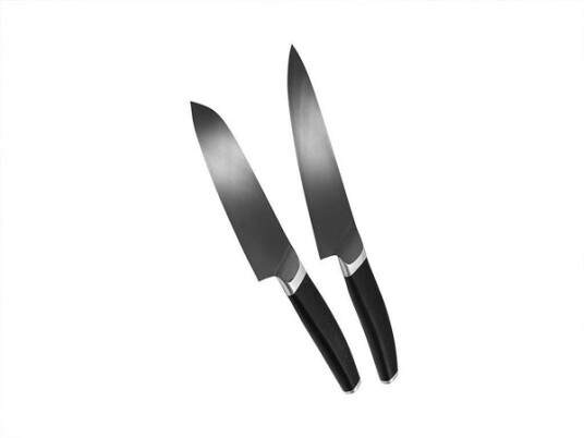 2 dele kokke santoku knivsett