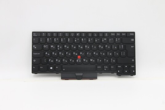 Lenovo Lite-On - erstatningstastatur for bærbar PC - med Trackpoint, UltraNav - QWERTY - Bulgarsk