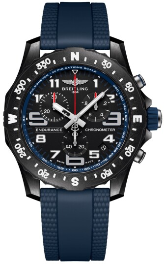 Breitling Herreklokke X82310D51B1S2 Professional Endurance Sort/Gummi Breitling Herreklokke X82310D51B1S2 Professional Endurance Sort/Gummi