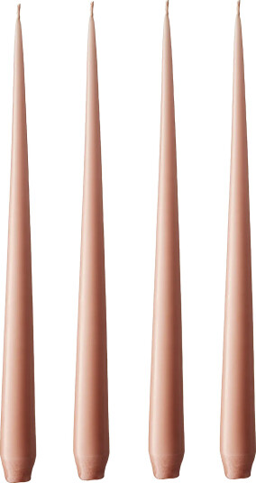 ester & erik ester & erik lys 4 stk. matt rosy caramel 42 cm