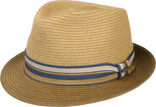 Stetson Licano Toyo Trilby Straw Hat Brown 61/XL