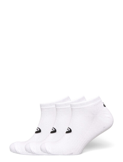 Asics 3 Pack Ankle Sock   White   L