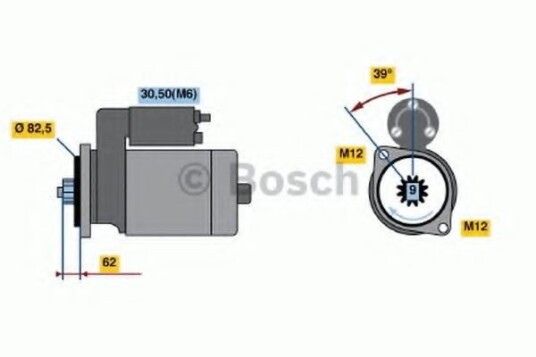 Starter BOSCH 0 986 022 460 Starter BOSCH 0 986 022 460