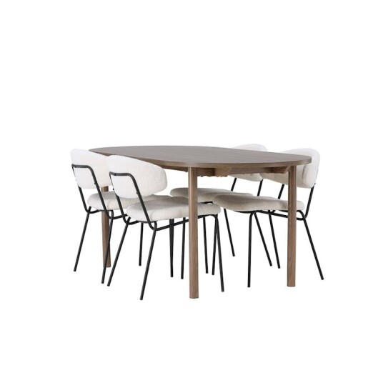 Venture Home Spisegruppe Venture Home Andy med 4 Chico Stoler GR23680