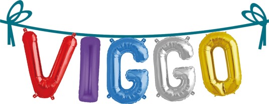 Ballonggirlander Folie Navn - Viggo