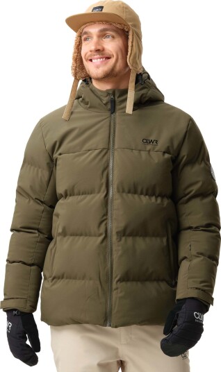 ColourWear Men's Pole Jacket Dark Olive S