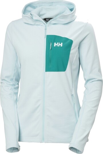 Helly Hansen Versalite Hooded Fleecejakke Dame Barely Blue 34XS