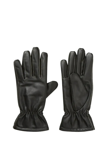 Becksöndergaard Smooth Leather Gloves Black 7