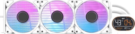 DarkFlash DH360D CPU-kjøler 360mm AIO ARGB Hvit