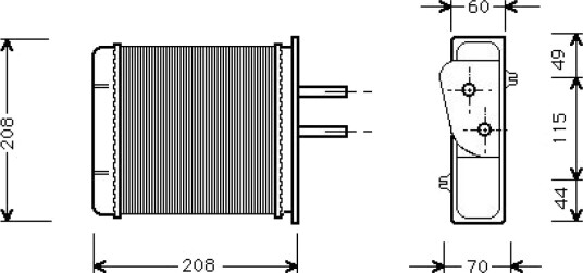 Varmeapparat register DIEDERICHS DCM1071