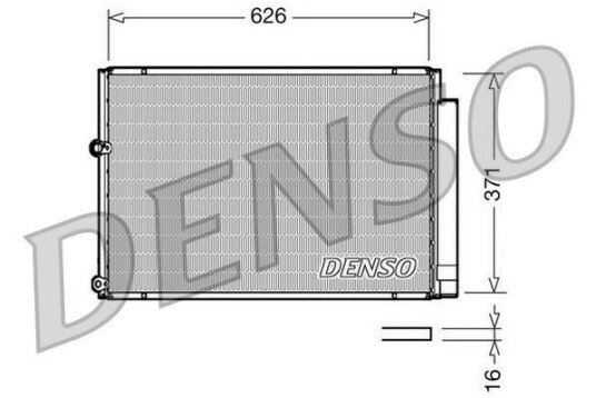 Kondensator DENSO DCN50018 Kondensator DENSO DCN50018