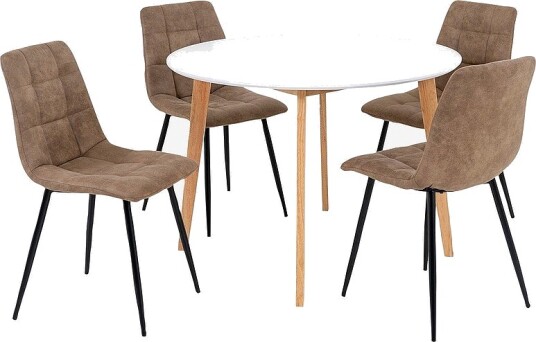 House Nordic   Spisesett Vojens og Middelfart   Brun