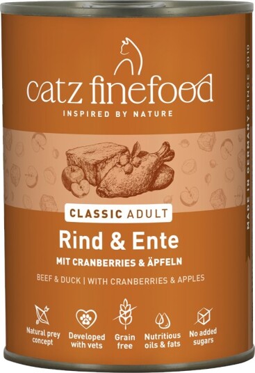 Catz Finefood Okse & And 6 X 400 G
