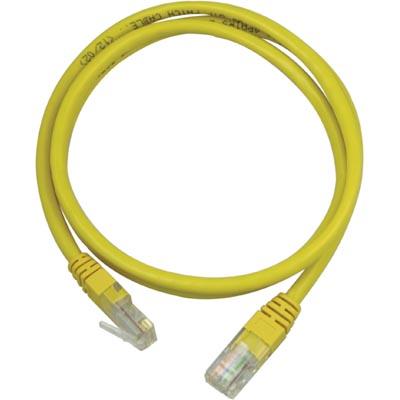 Deltaco 1m Cat.5e Nettverkskabel RJ-45 Gul