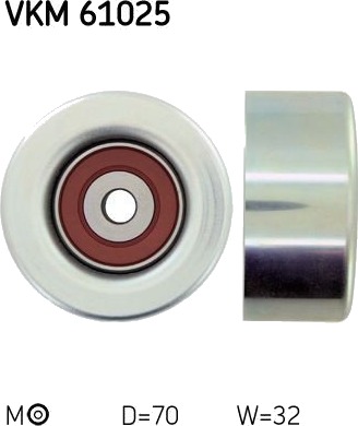 Løpehjul, vifterem SKF VKM 61025