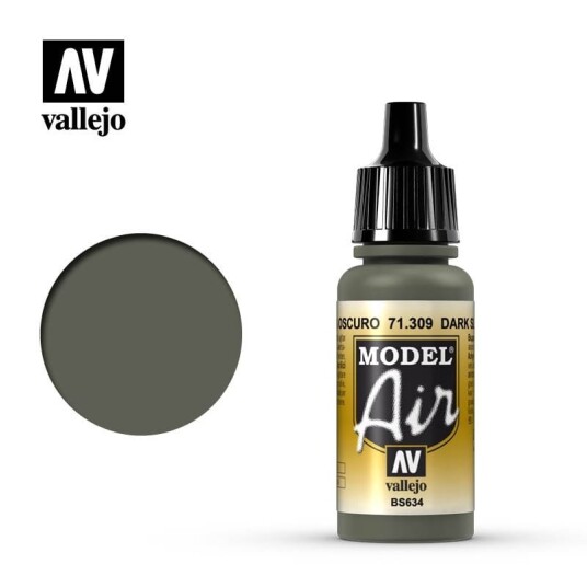 Vallejo Model Air Dark Slate Grey 17ml (71.309)