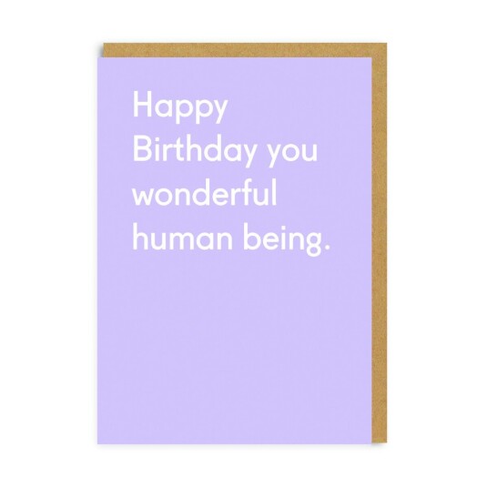 Kort Wonderful Human Being