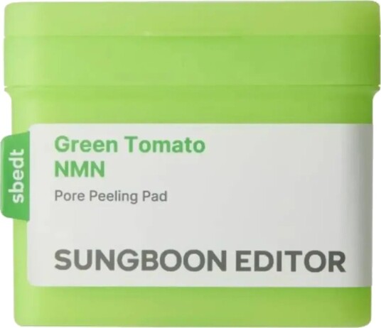 Sungboon Editor Green Tomato Nmn Pore Peeling Pad Nude 170 ML