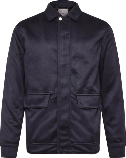 Human Scales Leon Vegan Suede Jacket Navy M