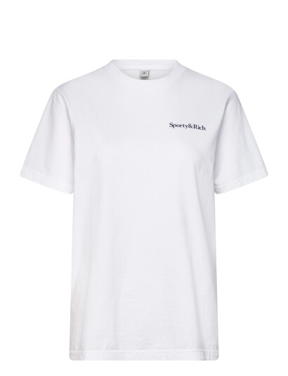 Sporty & Rich Health Is Wealth T Shirt White XS