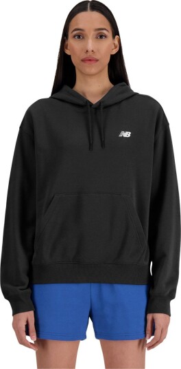New Balance Small Logo Hettegenser Dame Svart S