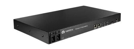 Avocent ACS 8000 16-Port K Konsollserver Rackmonterbar Sort med Dual PSU