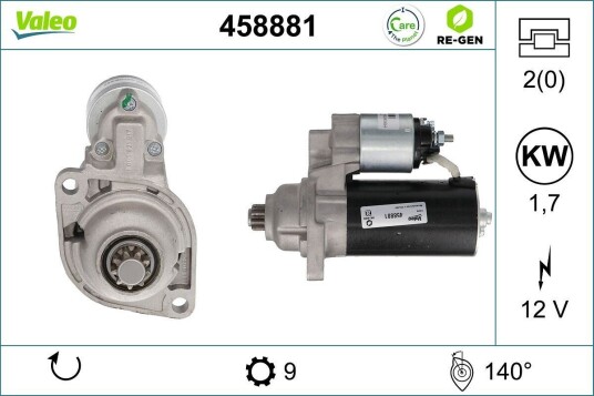VALEO 458881 Starter
