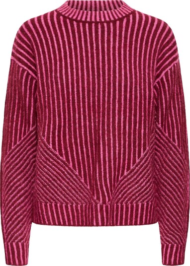 ICHI Ihkamara Ls Stripe5 RHODODENDRON PINK STRIPE XS ICHI Ihkamara Ls Stripe5 RHODODENDRON PINK STRIPE XS
