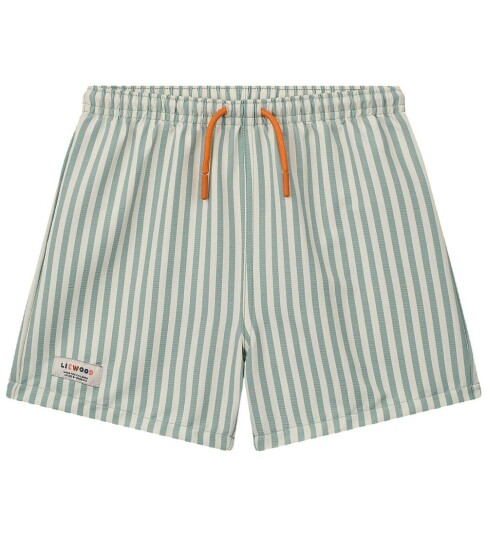 Liewood Duke Stripe Board Shorts Green 134