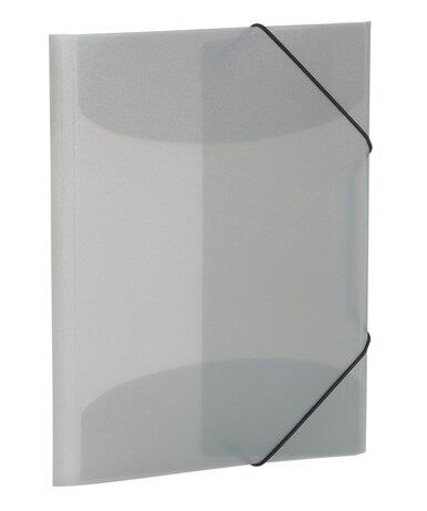 HERMA Elasticated folder A4 PP translucent grey HERMA Elasticated folder A4 PP translucent grey