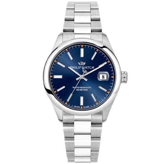 Philip Watch Caribe Urban R8253597095 - Herre - 39 mm - Analog - Kvarts urverk - Mineralglas Philip Watch Caribe Urban R8253597095 - Herre - 39 mm - Analog - Kvarts urverk - Mineralglas