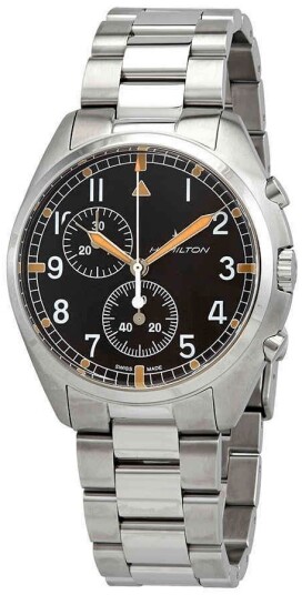 Hamilton Herreklokke H76522131 Sort/Stål Ø41 mm